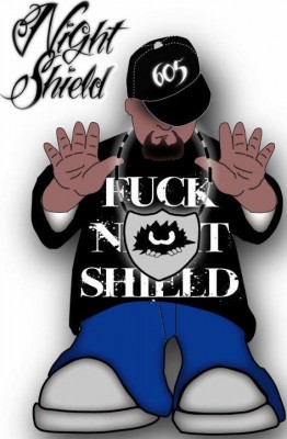 Night Shield Cartoon by 1416 Designs