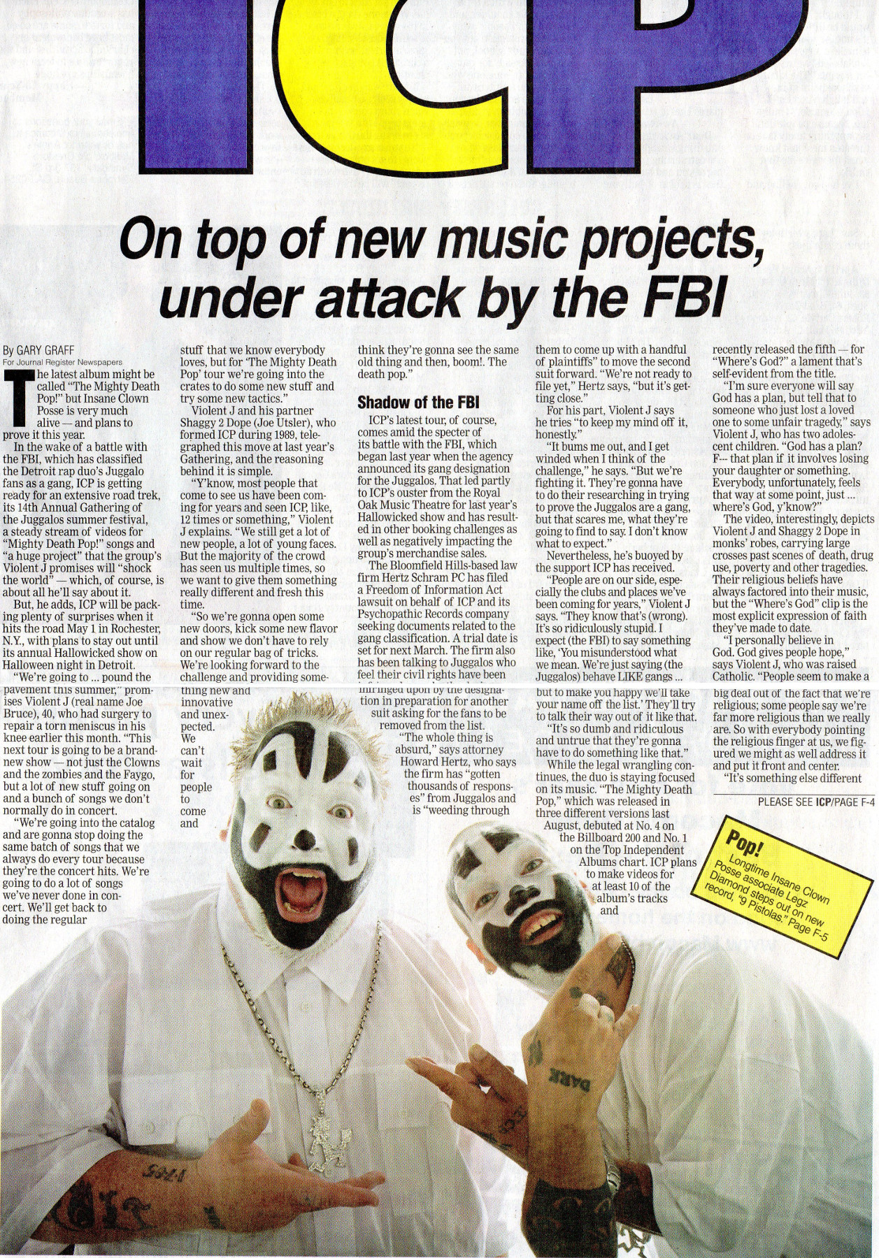 ICP interview from The Daily Tour, FBI lawsuit, new album and
