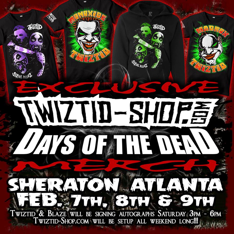 Twiztid and Blaze Ya Dead Homie’s Days of the Dead Atlanta VIP