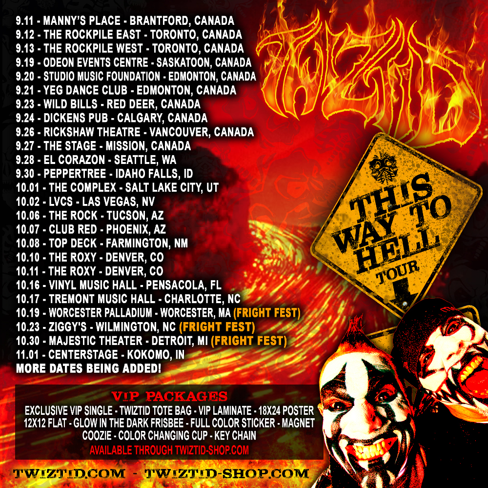 Twiztid announces dates for “This Way To Hell” Tour featuring Kung Fu