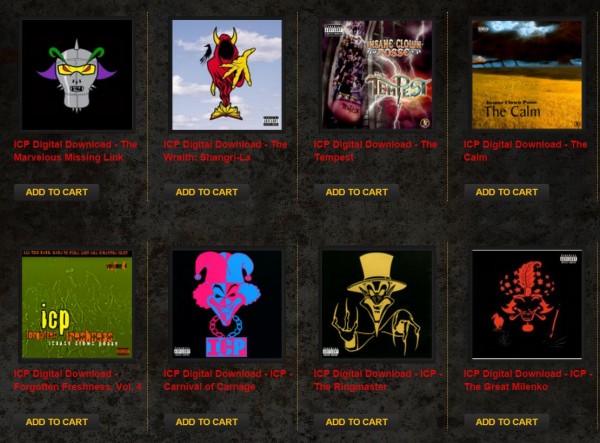 icp discography download
