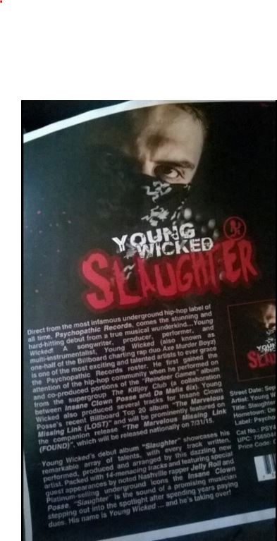 Young Wicked Releases Slaughter One Sheet Faygoluvers