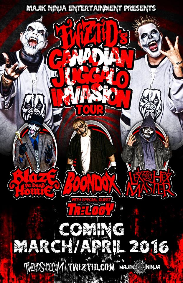 Twiztid Announces “Canadian Juggalo Invasion” Tour Faygoluvers