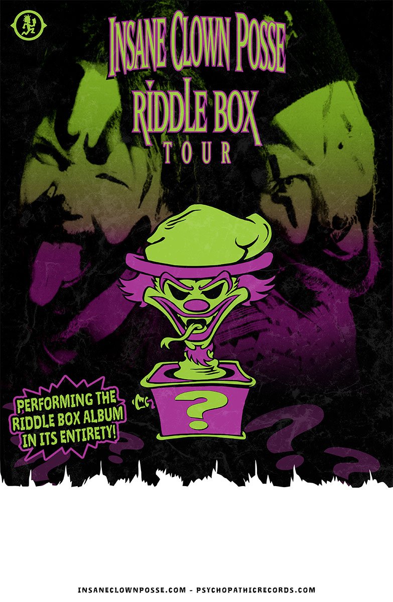 Full List of ICP’s Riddle Box and Canadian Tour Dates Faygoluvers