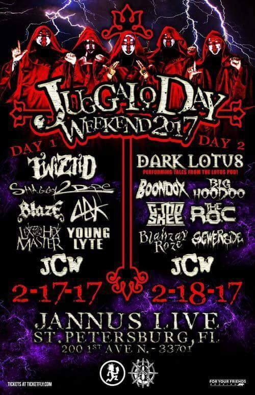 The Juggalo Day/Weekend Show Schedules Have Been Revealed Faygoluvers
