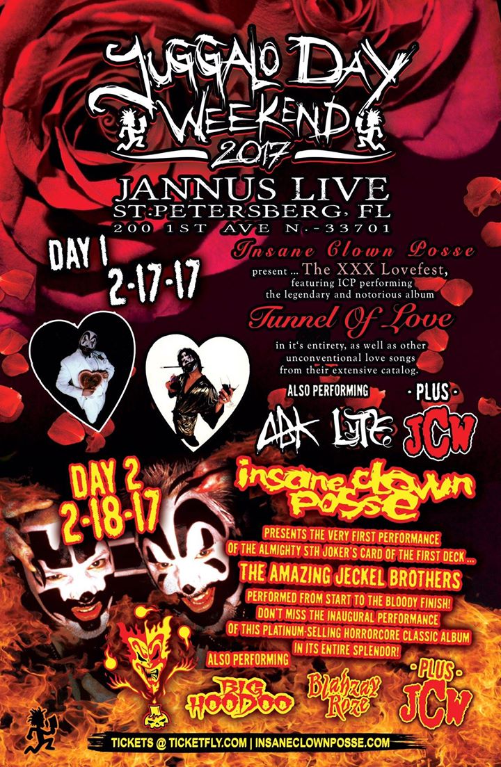 ICP Announces MAJOR Changes to Juggalo Day Lineup including Jeckel