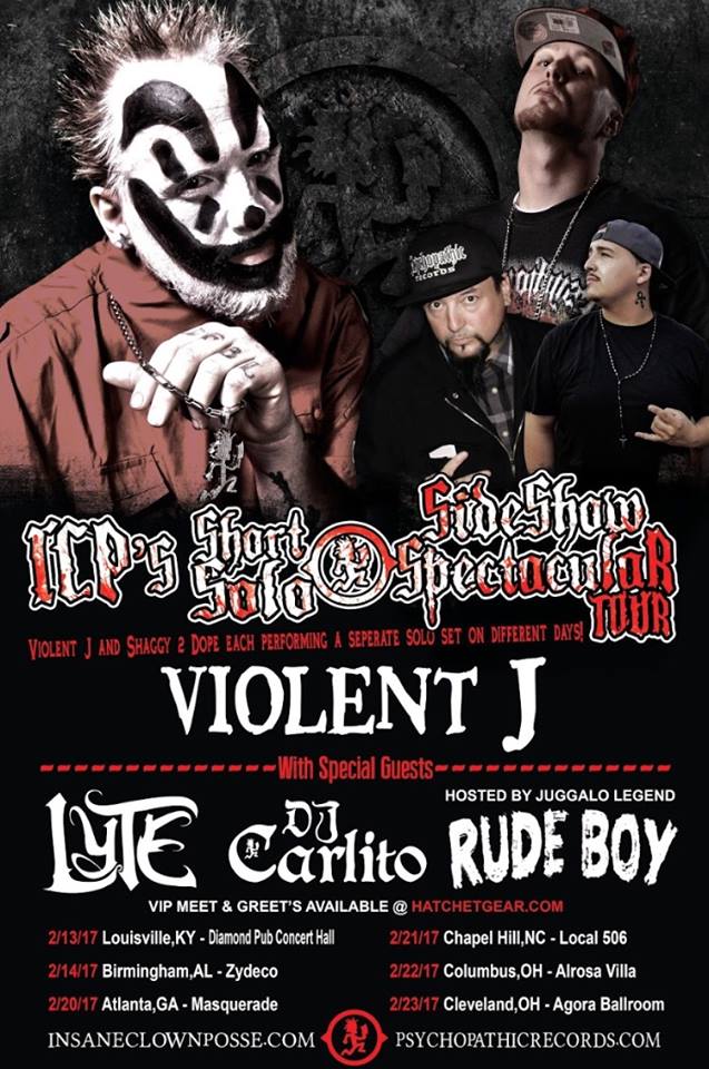 Violent J and Shaggy 2 Dope Kick Off “Short Solo Sideshow Spectacular