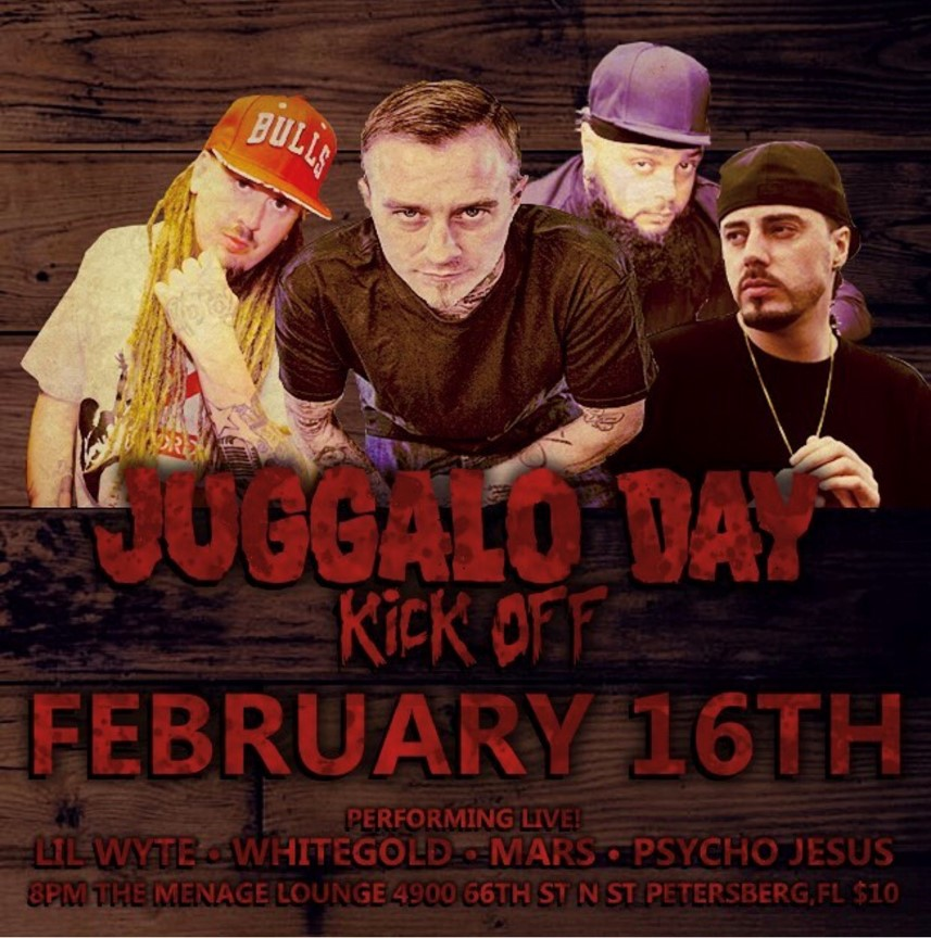 Juggalo Day KickOff Show with Lil Wyte, Mars, Psycho Jesus & Whitegold