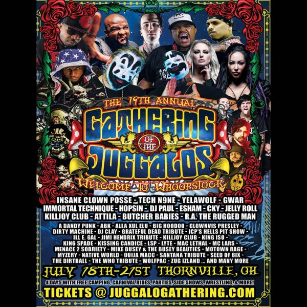17 New Acts Announced for the Gathering of the Juggalos! Faygoluvers