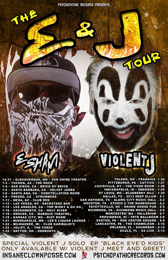 violent j tour dates