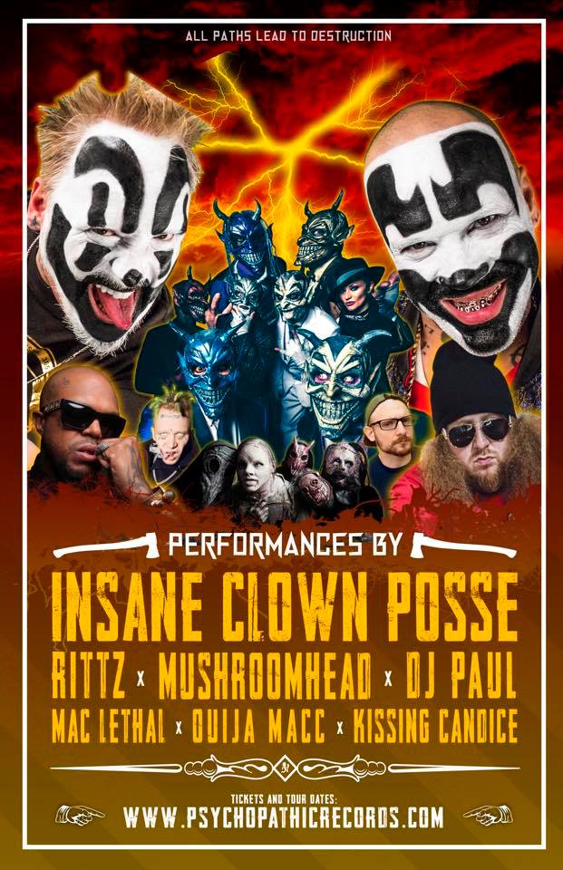 insane clown posse on tour